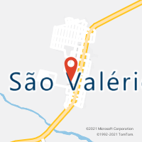 Mapa com localização da Agência AC SAO VALERIO DA NATIVIDADE