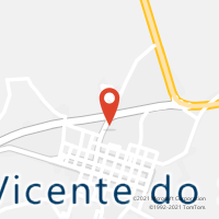 Mapa com localização da Agência AC SAO VICENTE DO SUL