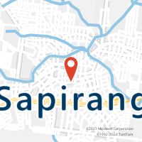 Mapa com localização da Agência AC SAPIRANGA