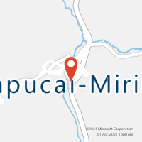 Mapa com localização da Agência AC SAPUCAI MIRIM