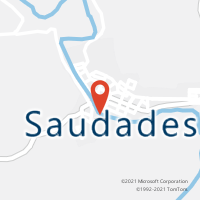 Mapa com localização da Agência AC SAUDADES