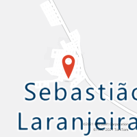 Mapa com localização da Agência AC SEBASTIAO LARANJEIRAS
