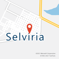 Mapa com localização da Agência AC SELVIRIA