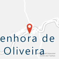Mapa com localização da Agência AC SENHORA DE OLIVEIRA