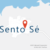 Mapa com localização da Agência AC SENTO SE