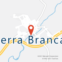 Mapa com localização da Agência AC SERRA BRANCA
