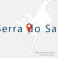 Mapa com localização da Agência AC SERRA DO SALITRE