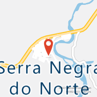 Mapa com localização da Agência AC SERRA NEGRA DO NORTE