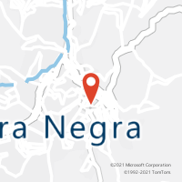 Mapa com localização da Agência AC SERRA NEGRA
