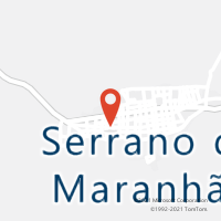 Mapa com localização da Agência AC SERRANO DO MARANHAO
