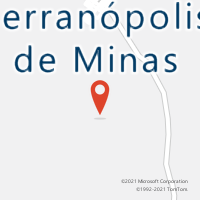 Mapa com localização da Agência AC SERRANOPOLIS DE MINAS