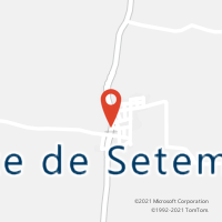 Mapa com localização da Agência AC SETE DE SETEMBRO