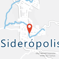 Mapa com localização da Agência AC SIDEROPOLIS