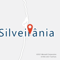 Mapa com localização da Agência AC SILVEIRANIA