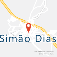 Mapa com localização da Agência AC SIMAO DIAS