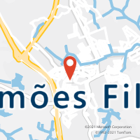 Mapa com localização da Agência AC SIMOES FILHO
