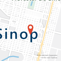 Mapa com localização da Agência AC SINOP