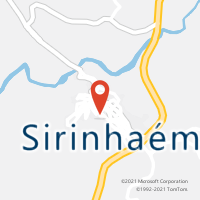 Mapa com localização da Agência AC SIRINHAEM