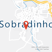 Mapa com localização da Agência AC SOBRADINHO