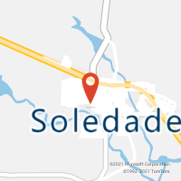 Mapa com localização da Agência AC SOLEDADE