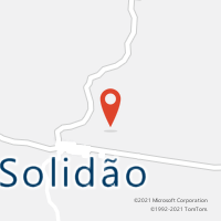 Mapa com localização da Agência AC SOLIDAO