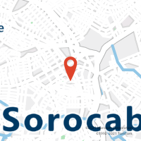 Mapa com localização da Agência AC SOROCABA