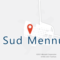 Mapa com localização da Agência AC SUD MENUCCI