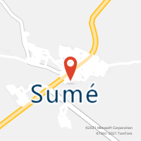 Mapa com localização da Agência AC SUME