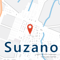 Mapa com localização da Agência AC SUZANO