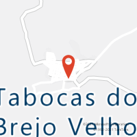 Mapa com localização da Agência AC TABOCAS DO BREJO VELHO