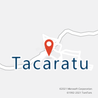 Mapa com localização da Agência AC TACARATU
