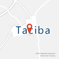 Mapa com localização da Agência AC TACIBA