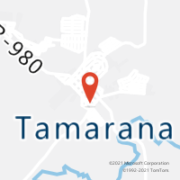 Mapa com localização da Agência AC TAMARANA