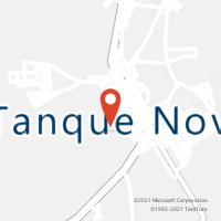 Mapa com localização da Agência AC TANQUE NOVO