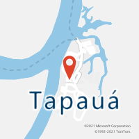 Mapa com localização da Agência AC TAPAUA