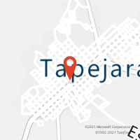 Mapa com localização da Agência AC TAPEJARA