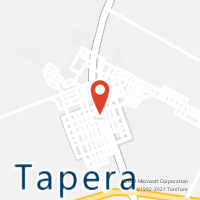 Mapa com localização da Agência AC TAPERA