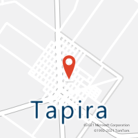 Mapa com localização da Agência AC TAPIRA