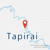 Mapa com localização da Agência AC TAPIRAI