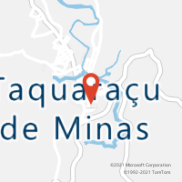 Mapa com localização da Agência AC TAQUARACU DE MINAS