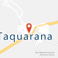 Mapa com localização da Agência AC TAQUARANA