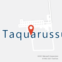 Mapa com localização da Agência AC TAQUARUSSU