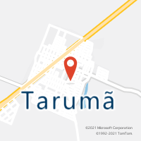 Mapa com localização da Agência AC TARUMA