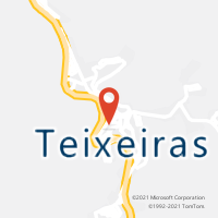 Mapa com localização da Agência AC TEIXEIRAS