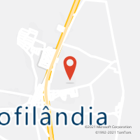 Mapa com localização da Agência AC TEOFILANDIA