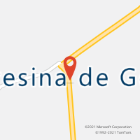 Mapa com localização da Agência AC TERESINA DE GOIAS