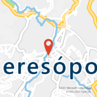 Mapa com localização da Agência AC TERESOPOLIS