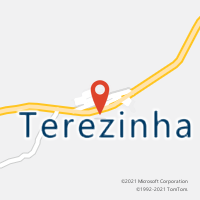 Mapa com localização da Agência AC TEREZINHA