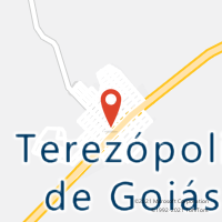 Mapa com localização da Agência AC TEREZOPOLIS DE GOIAS