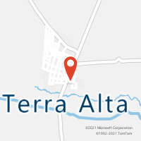 Mapa com localização da Agência AC TERRA ALTA